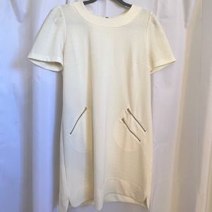 Cream Shift Dress